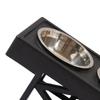 Elevated Dog Bowl Stainless Steel Adjustable No Spill Detachable Double Raised Pet Cat Feeder Bowl