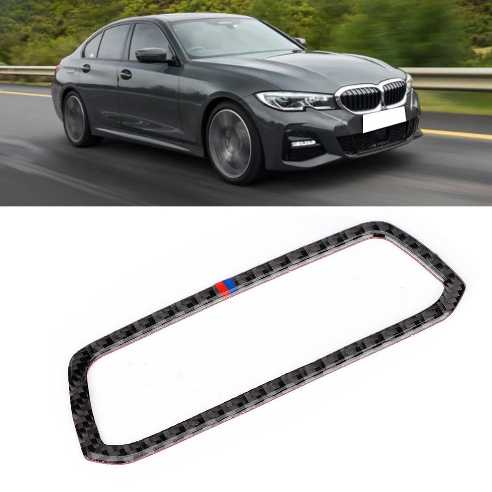 Left Hand Drive Carbon Fiber Headlamp Switch Frame Trim Fit for 3 Series G20 325 330 335 2019 2020