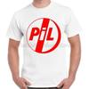 Pil Public Image Limited Logo Punk Alternativní John Lydon Retro Tričko pánské značkové tričko letní pánské bavlněné tričko