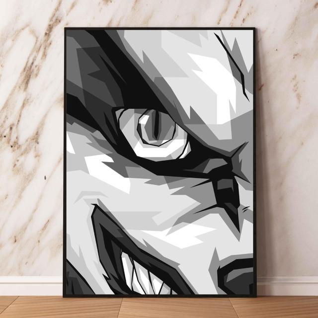 Canvas Art Wall Painting Naruto Nine Tailed Children's Bedroom Decoration Birthday Gift Cartoon Characters