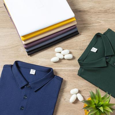 Polo Shirt Shirt Collar Business T-shirt Work Clothes Casual Short-sleeved Polo Shirt Men