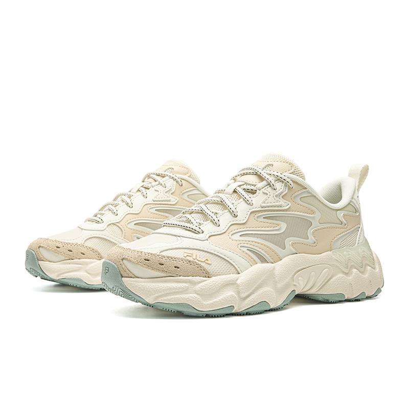 Fila FERN Chunky Sneakers Women's Low Top Cream White/Ice Green F12W622112FCI