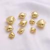 14K Gold-filled Heart-Shaped Pendant Charm for DIY Bracelet/Necklace - Real Gold, Shiny, Color-Preserving.