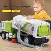 Legierung Sanitärkehrer Modell Simulation Staubsauger Junge Elektrisch Ton Und Licht Universelles Spielzeugauto