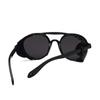 Classic Brand Design Fashion Round Steampunk Sunglasses Men Women Vintage Punk Leather Wrap Sun Glasses For Male Retro Goggle