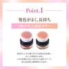 Luna Jena Pat Cheek TB Highly Easy to Made in Official Brand of Shining Cosmetics (Pink Orange) Pom-Pom Powder, Time-Saving, Shiny, Pigmented, Soft,