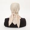 Plain Triangle Scarf Solid Modal Jersey Hijab Elasticity Muslim Shawls Scarf Shawls Soft Cotton Islam Wraps Headscarf