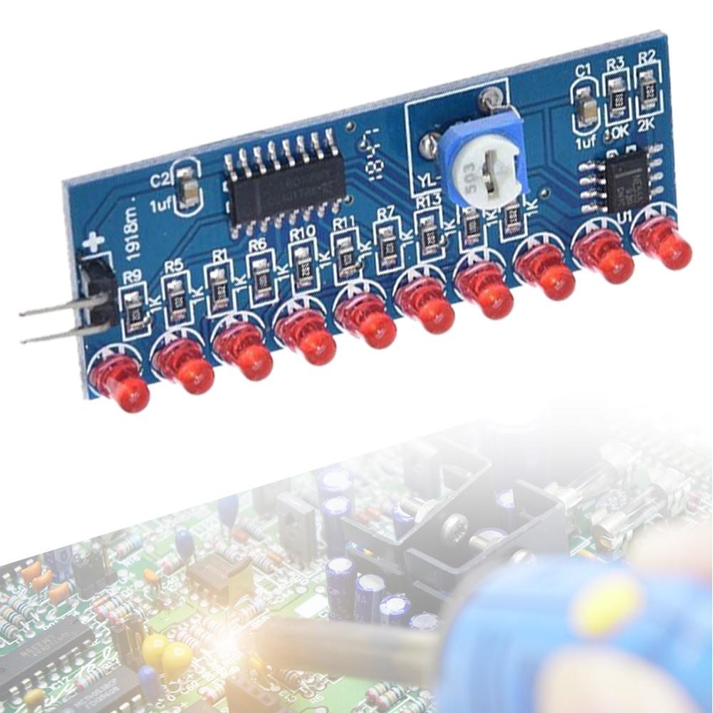 Smart Electronics Kits NE555+CD4017 Light Water Flowing Light LED Module DIY Kit Learn Electronic Principles