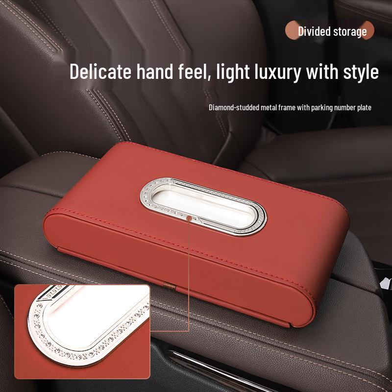 Leather Car Seat Gap Organizer and Cup Holder