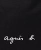 agnes Logo Tote Bag Web Black b. GO03-01, Exclusive, Women's,