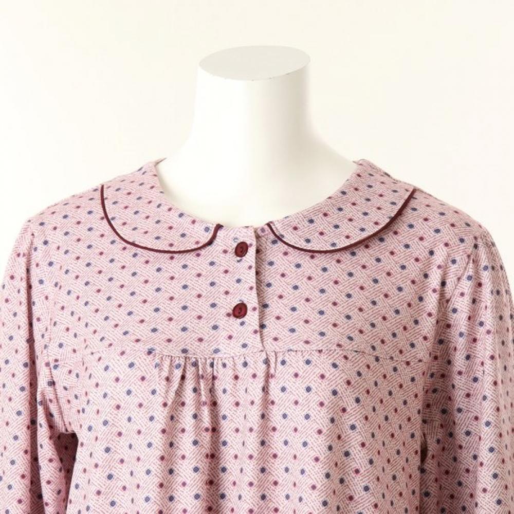 VenuS Soft Warm Fleece Geometric Pattern Women S One Piece pajamaS Vgn4559