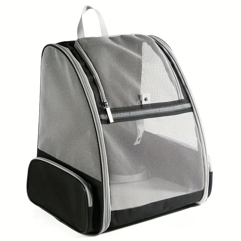 Pet Cat Carrier Backpack Breathable Portable Travel backpack for cat and dog With Anti Breakaway Belt Three-door design