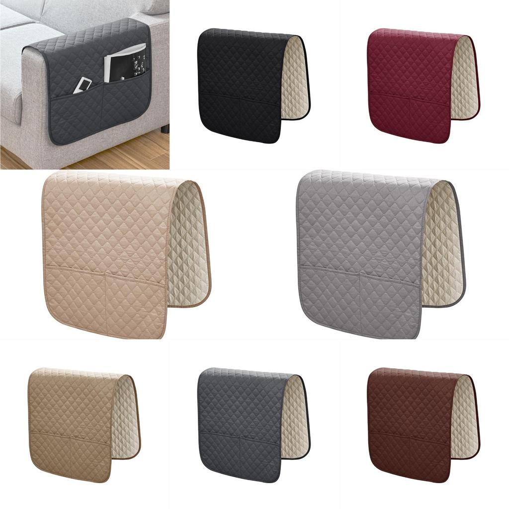 Home Sofa Armlehnenhandtuch Schutzpolster mit Tasche