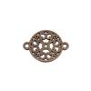 Filigree Diamond Shaped Connectors Ornate Multi Loop Links For Jewelry