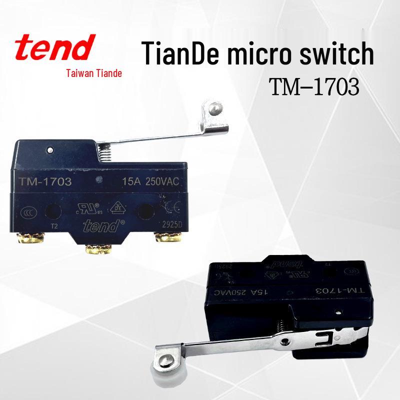 

Tende Micro Switch TM-1703, 15A 250VAC Roller Limit Switch (Original).