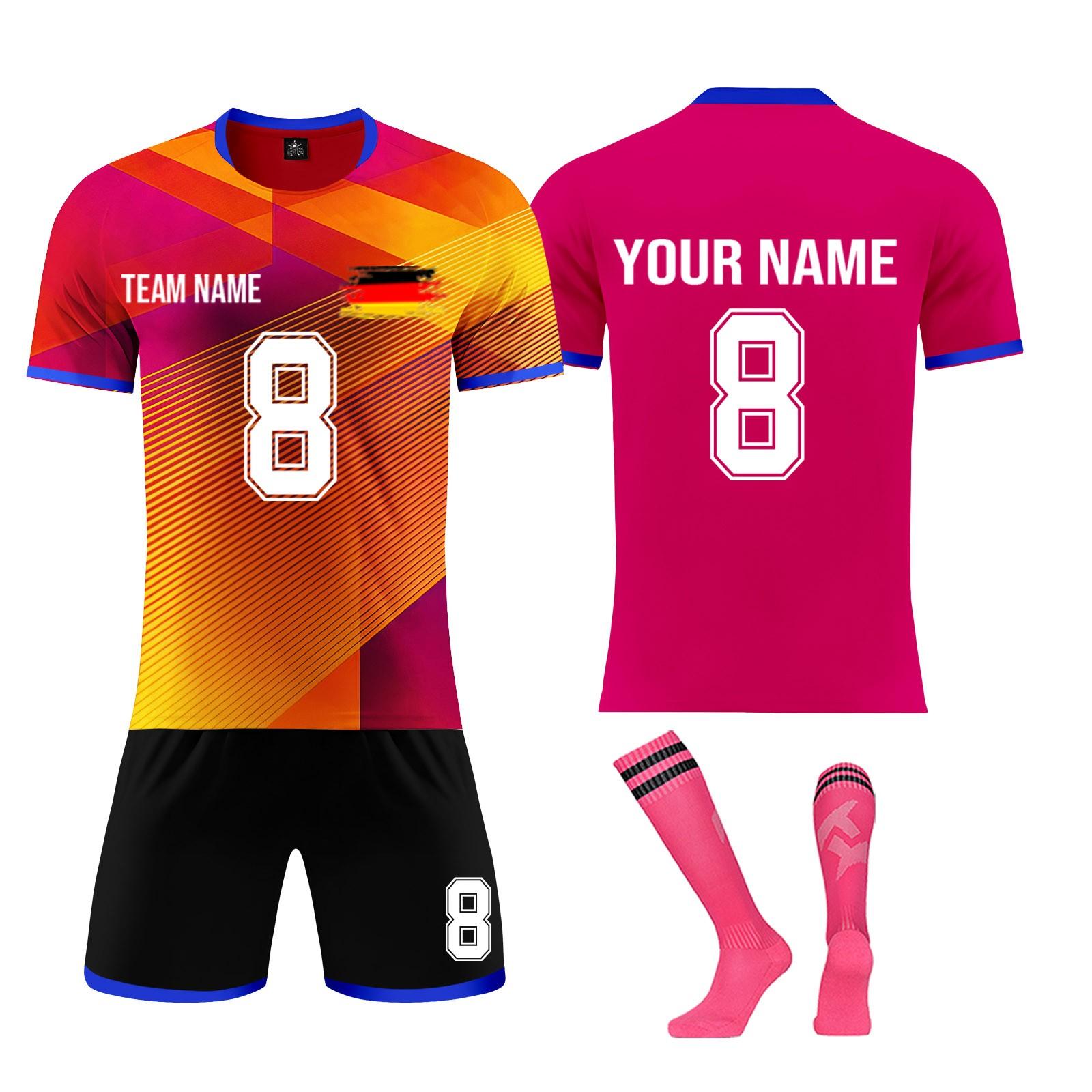 

Комплект персонализированных рубашек для мужчин и девочек с именем и номером, футбольные майки на заказ для мальчиков, тренировочный костюм 16 жёлтый