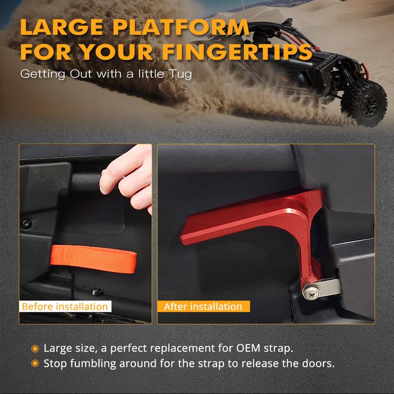 NICECNC For CAN AM Door Handle Sets For Can-Am Maverick X3 4x4 XMR XRC Turbo DPS 2017-2022 UTV Accessories