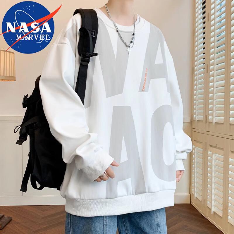 

NASA MARVEL Men s Loose Fit Crew Neck Sweatshirt 3XL
