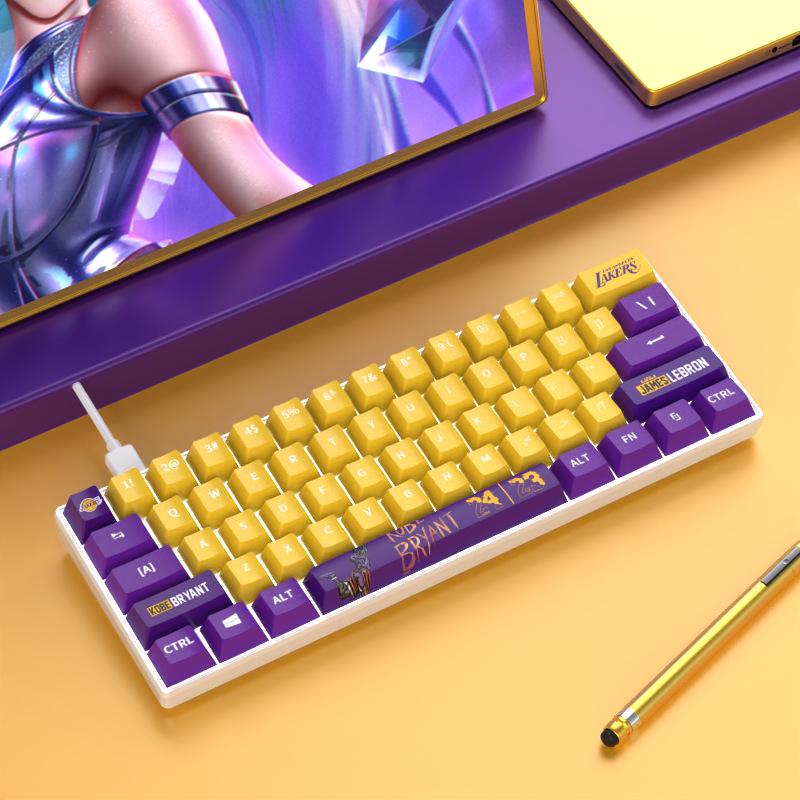 61-Key Mechanical Mini Keyboard for Gaming & Office - Blue, Black, Brown, Red Switches