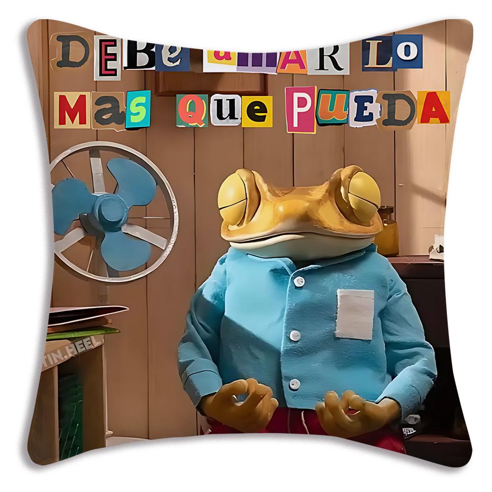 Fashion B-Bads B-Bunnys Art Pillow Covers Cartoon Sofa Decorative Home Double-sided Printing Short Plush Cute Cushion Cover