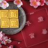 Festive Cookie Cutters Biscuit Molds Square Baking Cutters New Year Plastic Cookie Embossing Molds for Kitchen Baking
