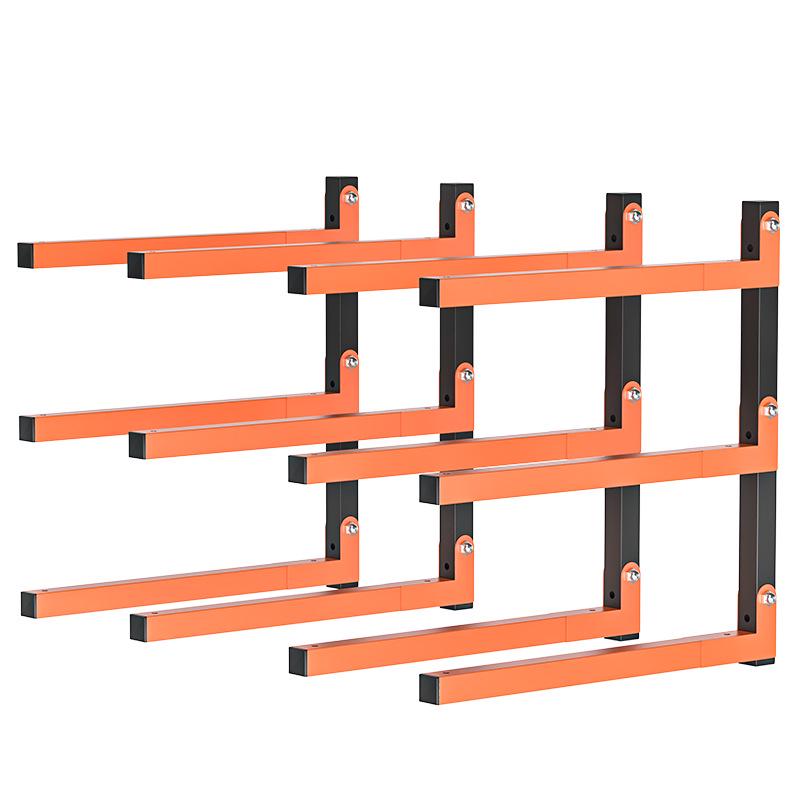 Multilayer Wall-mounted Heavy-duty Folding Firewood Storage Rack