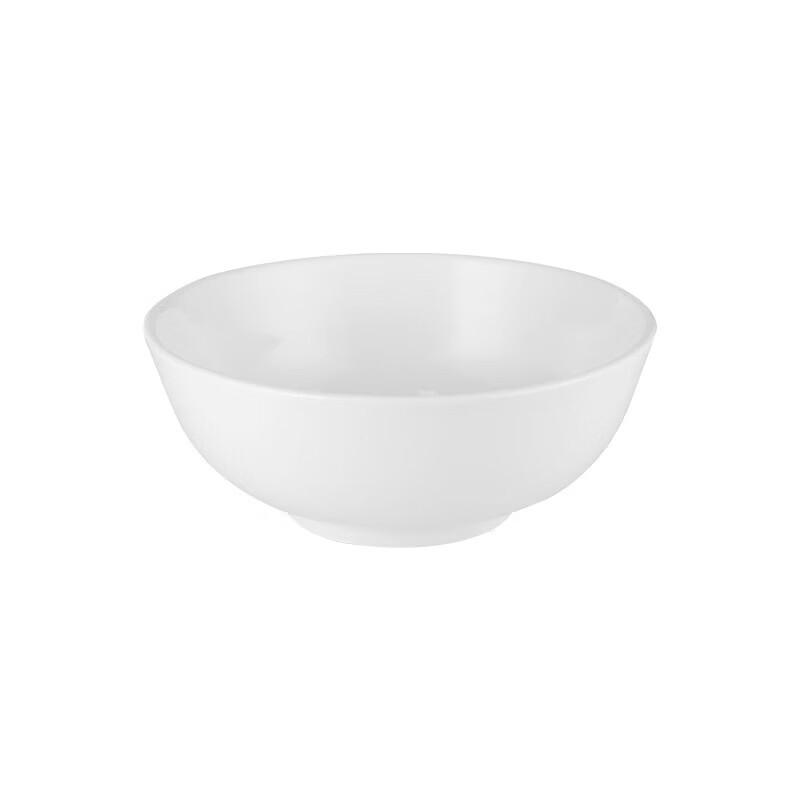 White Ceramic Rice and Soup Bowls
