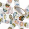 500Pcs/Roll Healing Scenery. Encouraging Words Kids Rewards Stickers - DIY Scrapbooks Album Decor Sealing Label Decals