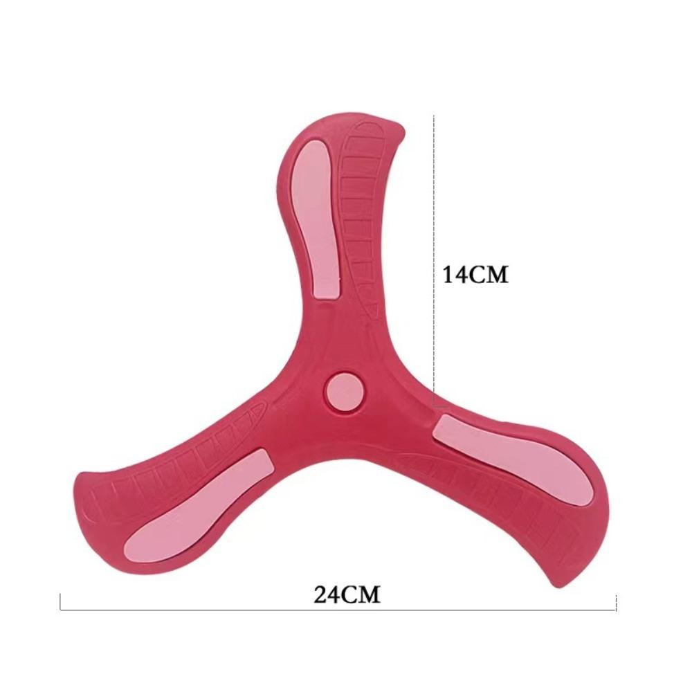 Children Boomerang Soft Three-leaf Cross Outdoor Toy Flying Disc Adult-kids Interactive Sports Toy for Puzzle Decompression Gift
