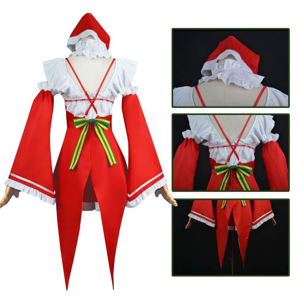 Vibrant Rezero Rem Ram Christmas Cosplay Costume Perfect Xmas Gift