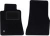 Black Front Floor Mats For: Ford Mustang MK5 Coupe (2004-2014)