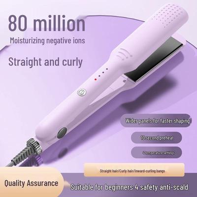 Dual-Use Wide Electric Hair Styler with Negative Ion Technology