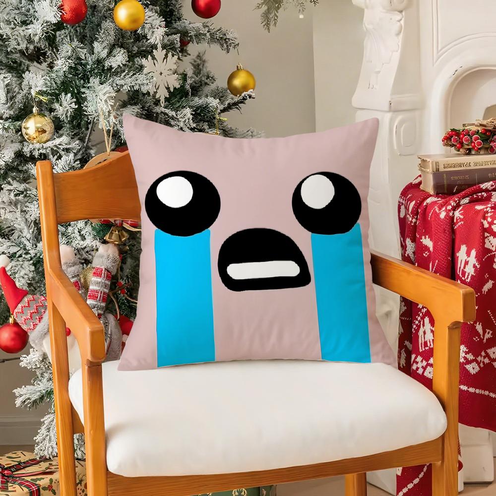 

The BBinding Of Isaac GAME Pillow Case Silky Short Plush With Invisible Zipper Dustproof Sofa Cushion Cover For Home Decor 30X30cm