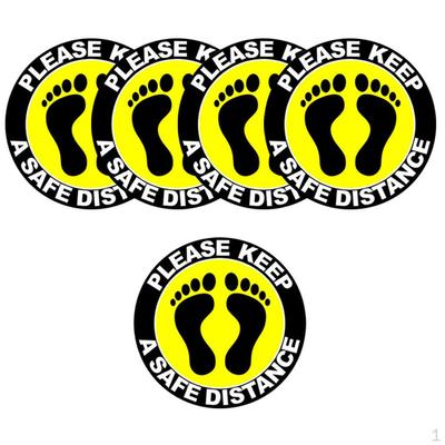 Distancing Floor Decals Keep Distance Sign Maintain Marker