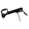 2 Pcs Black Stainless Steel Bottle Opener 5.7 Inches Three In One Bottle Opener  Bar