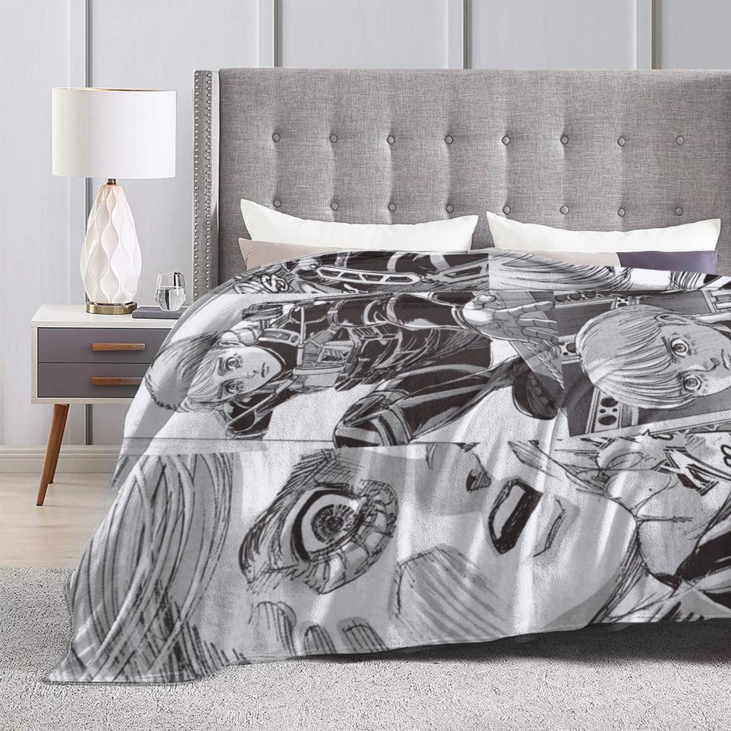 Armin Arlert Attack on Titan Blanket Velvet Winter Portable Super Soft Throw Blanket for Bedding Car Bedding Throws