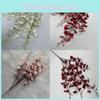 Artificial Orchid Elegant Flower Bouquet For Wedding And Decoration Interior
