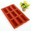 Baking Tools 9 Cavity Silicone Mold 3D Stick Half-cylindrical Long Strip Shape Chocolate Truffle Mousse Cake Dessert Mold