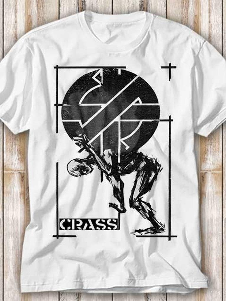 Crass Punk Anarchy British Street Graffiti T Shirt Best Seller Funny Movie Gift Music Meme Top Tee 4074