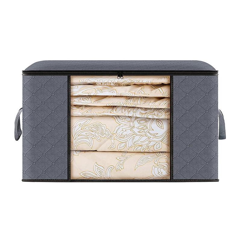 35L 50x35x20CM Under Bed Non-woven Container Bin Blanket Quilts Storage Bag A