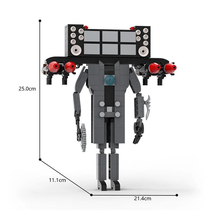 2023 Skibidi Toilet Man VS Monitor Blocchi da Costruzione Camerman Titan Speakerman Giocattolo Fai da Te Set di Figure Speakerman per Bambini Regalo