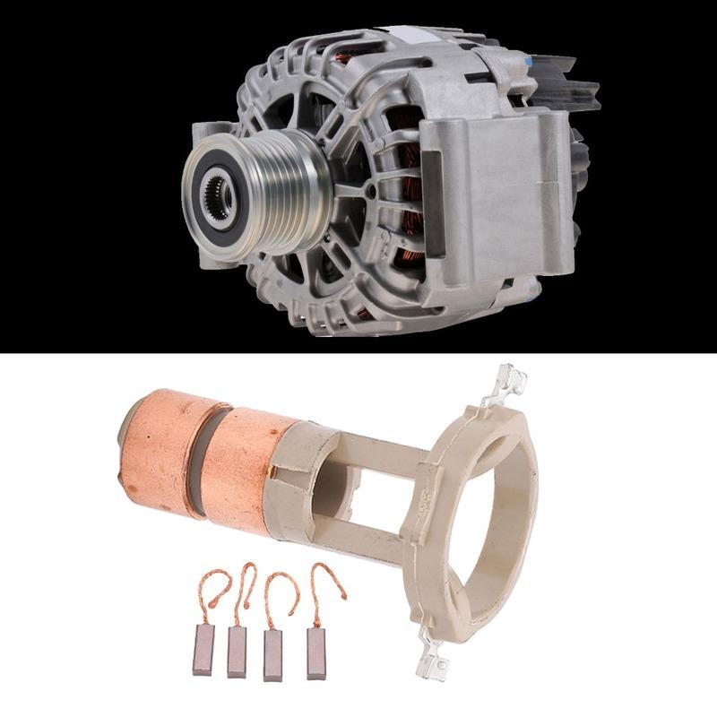 Repair Kit Alternator Slip Ring Brushes Replacement Copper Slip Ring Replacement Alternator Brush Set for Valeo