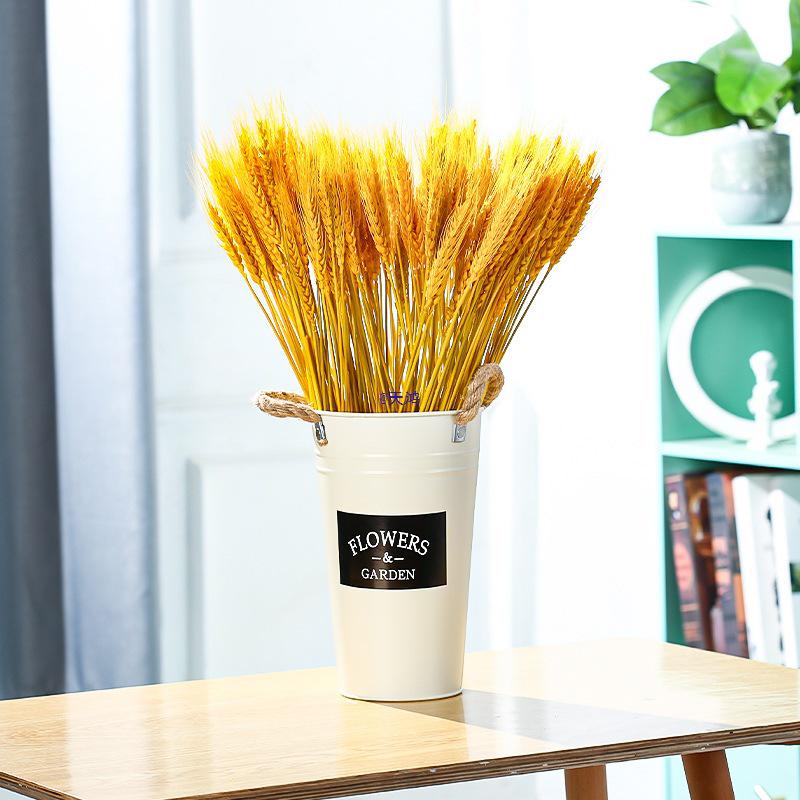 Wheat and Barley Dried Flower Bouquet for Living Room Decor and Photography Props