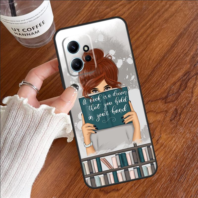 Book Lover Case For Xiaomi Redmi 13C 14C 10C 12C Redmi Note 14 12 11 9 10 13 Pro 9S 10S 11S 12S Cover