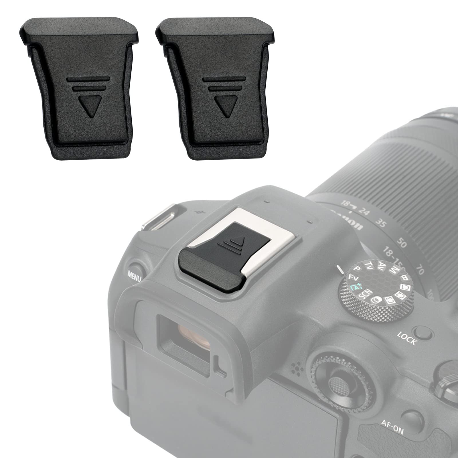 

Кришки гарячого черевика JJC для Canon EOS Mark і також сумісні з Canon Несумісні з EOS R6 або 2-Pack R8, R50, R10, R7, R6, II, R5C, R3. ER-SC2. чорний