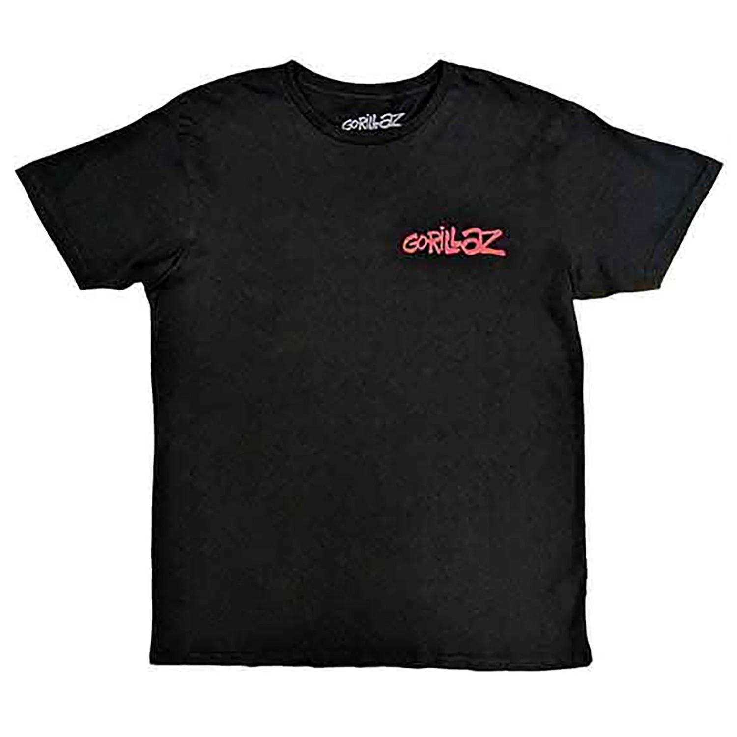 Men s Gorillaz Cult Of Gorillaz T-shirt Large Black XS