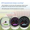 Rhaxel 85mm GPS Speedometer Odometer 0-80KM/H with GPS Antenna 7 Colors Backlight Speed Indicator for Motorboat Trucks