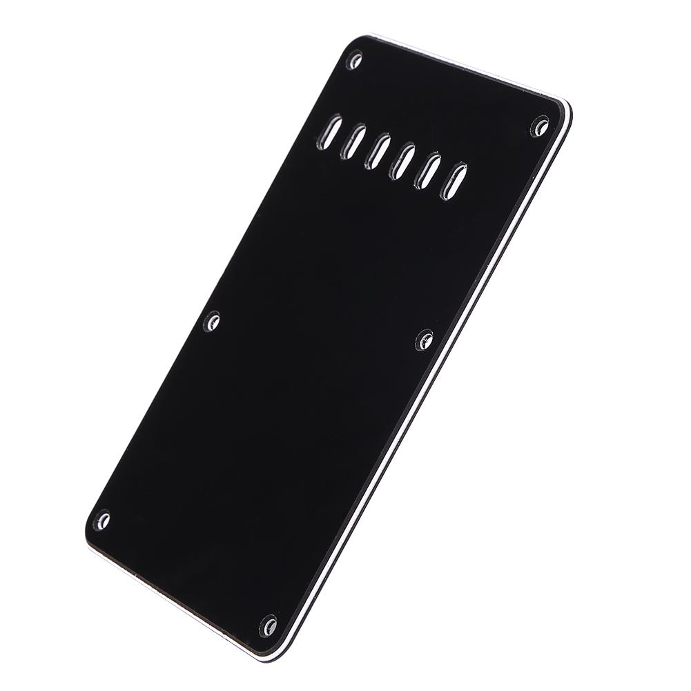 Guitar Bass Instrument Accessories 6 Holes Guitar Tremolo Cavity Cover Back Plate for Fender ST SQ Electric Guitar