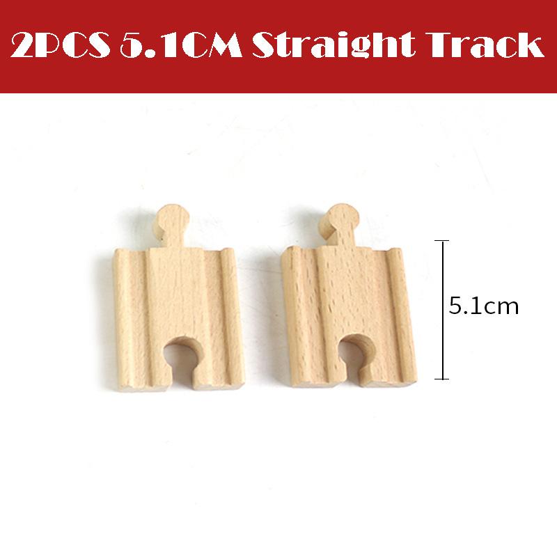 All Kinds Wooden Track Railway Toys Beech Wooden Train Track Accessories Fit for Brand Tracks Educational Toys for Children