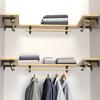 Heavy Duty Layer Board Support Metal Bracket Wall Supports Organizer Shelf Brackets  Garden